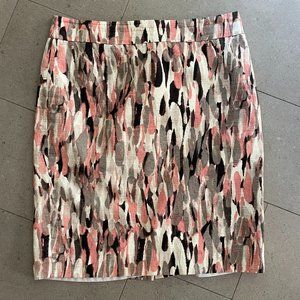 Gorgeous Ann Taylor textured cotton pencil skirt  -  Size 8